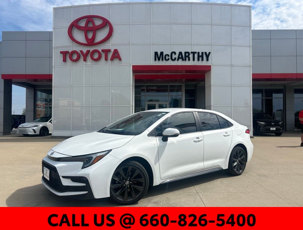 Ice Cap 2024 Toyota Corolla Sedan Front-Wheel Drive Continuously Variable Transmission