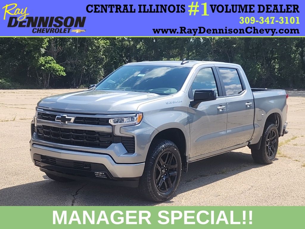 Sterling Gray Metallic 2026 Chevrolet Silverado 1500 Pickup Truck Four-Wheel Drive 8-Speed Automatic