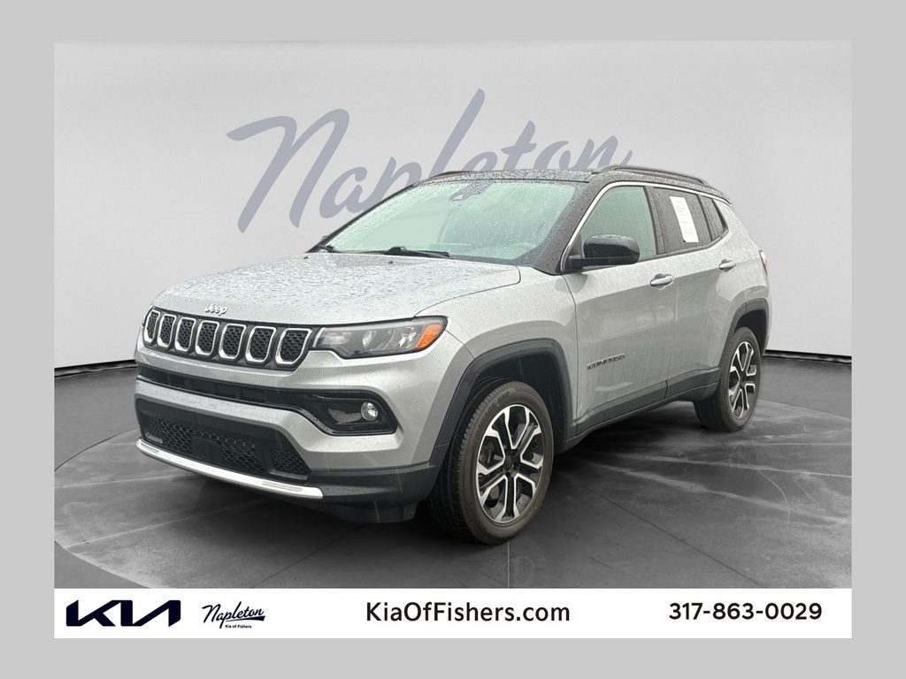 Billet Silver Metallic Clearcoat 2023 Jeep Compass Limited 4WD SUV / Crossover Four-Wheel Drive 8-Speed Automatic