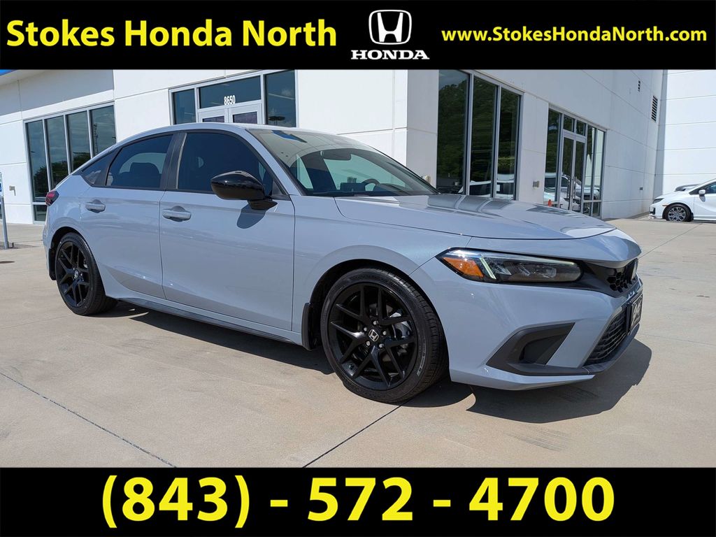 2024 Honda Civic Sport Gray at Stokes Honda North
