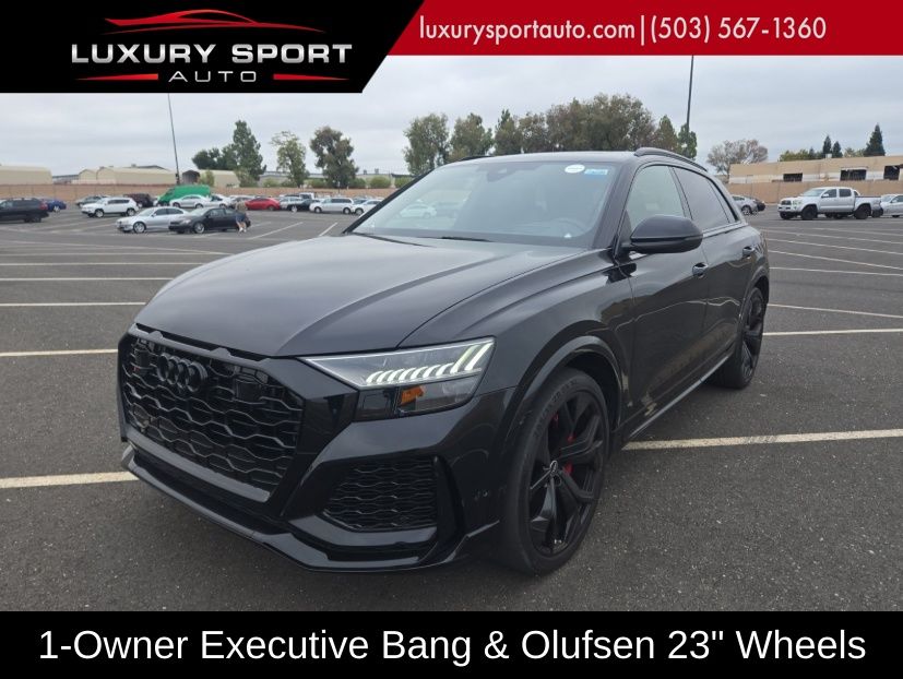 Orca Black Metallic 2021 Audi RS Q8 SUV / Crossover All-Wheel Drive 8-Speed Automatic