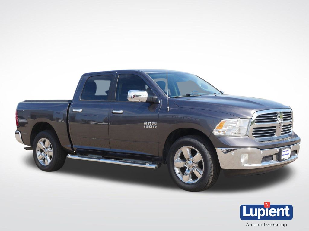 Gray (Granite Crystal Metallic Clearcoat) 2017 RAM 1500 Pickup Truck Four-Wheel Drive 8-Speed Automatic