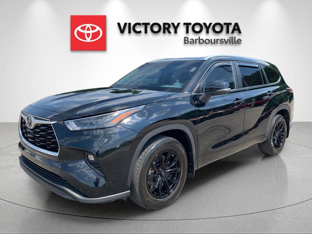 Midnight Black Metallic 2024 Toyota Highlander SUV / Crossover All-Wheel Drive 8-Speed Automatic