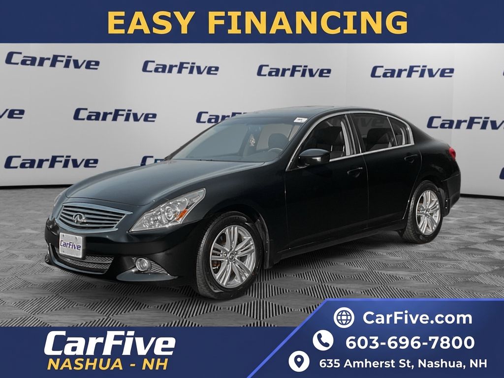 Black Obsidian 2013 INFINITI G37 Sedan All-Wheel Drive 7-Speed Automatic