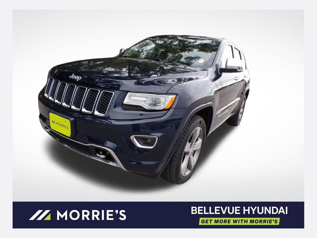 True Blue Pearlcoat 2015 Jeep Grand Cherokee SUV / Crossover Four-Wheel Drive 8-Speed Automatic