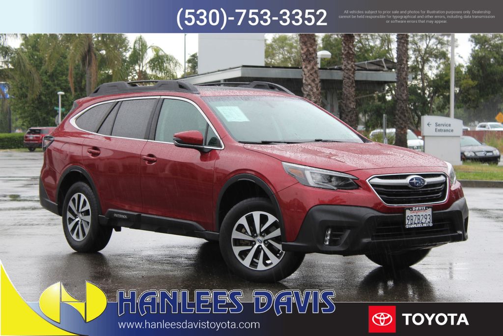 Crimson Red Pearl 2022 Subaru Outback Premium AWD SUV / Crossover All-Wheel Drive Continuously Variable Transmission