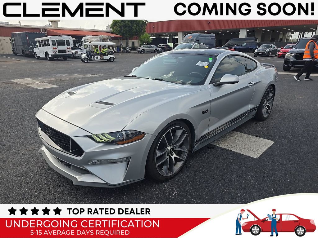Ingot Silver 2019 Ford Mustang Coupe Rear-Wheel Drive 6-Speed Manual