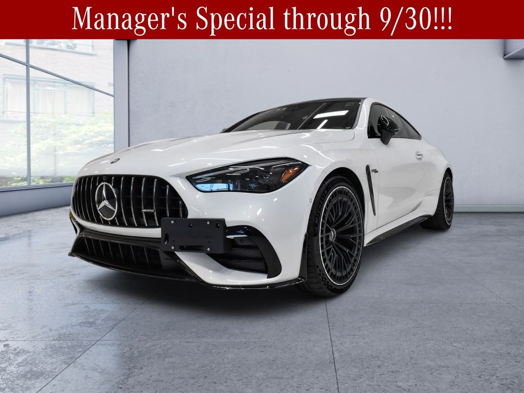 MANUFAKTUR Moonlight White Metallic 2025 Mercedes-Benz CLE Coupe All-Wheel Drive 9-Speed Automatic