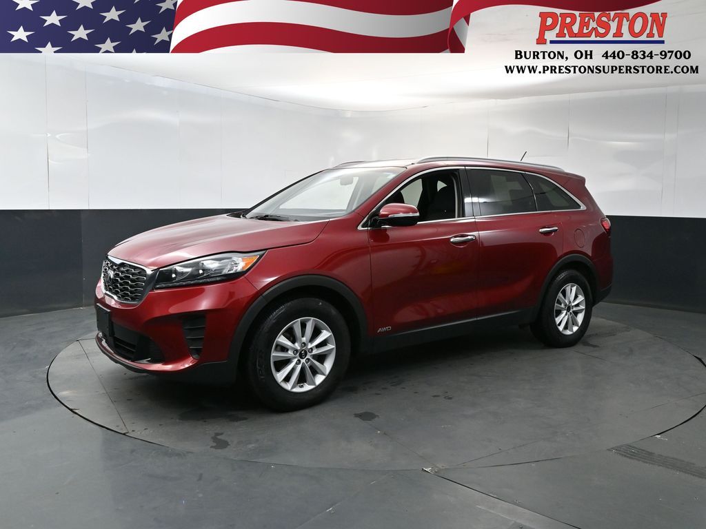Passion Red 2020 Kia Sorento LX AWD SUV / Crossover All-Wheel Drive 6-Speed Automatic