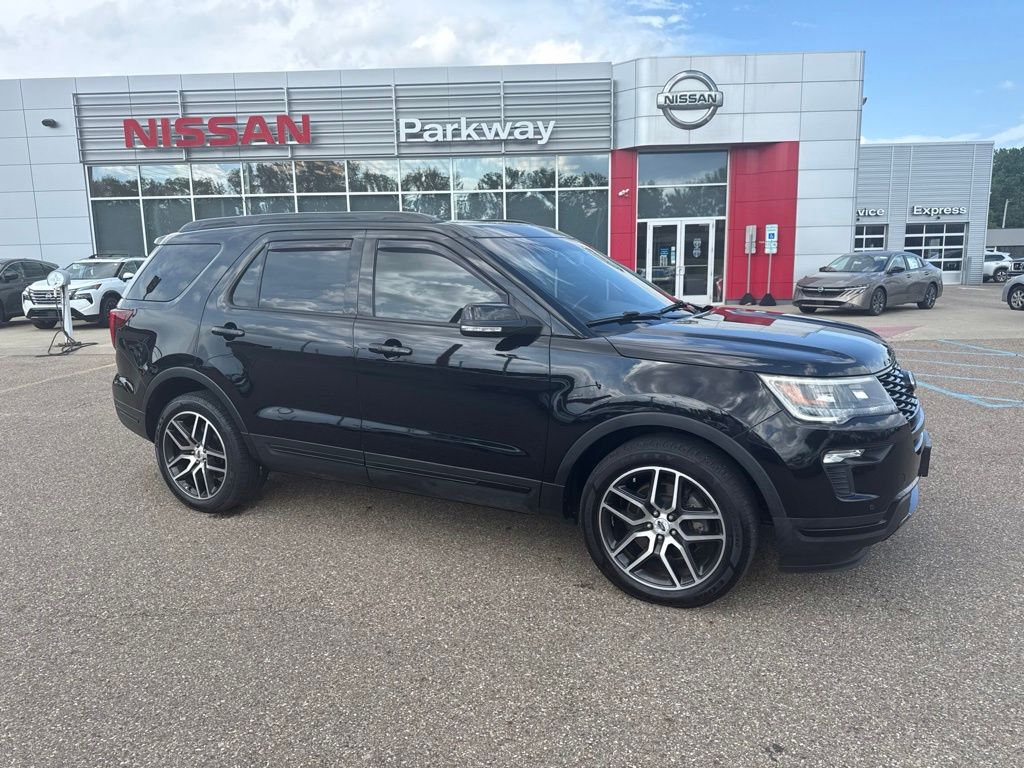 Black Metallic 2019 Ford Explorer SUV / Crossover All-Wheel Drive 6-Speed Automatic
