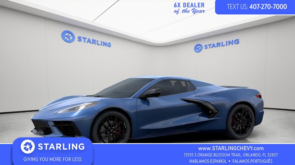 Admiral Blue Metallic 2027 Chevrolet Corvette Convertible Rear-Wheel Drive 8-Speed Dual Clutch