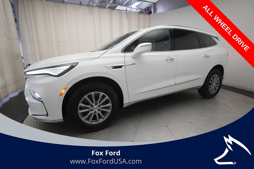 Summit White 2023 Buick Enclave SUV / Crossover Four-Wheel Drive 9-Speed Automatic