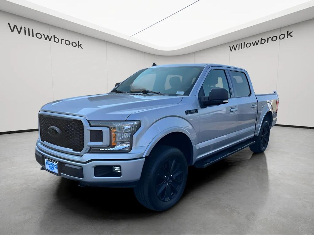 Silver Metallic 2020 Ford F-150 Pickup Truck Four-Wheel Drive Automatic