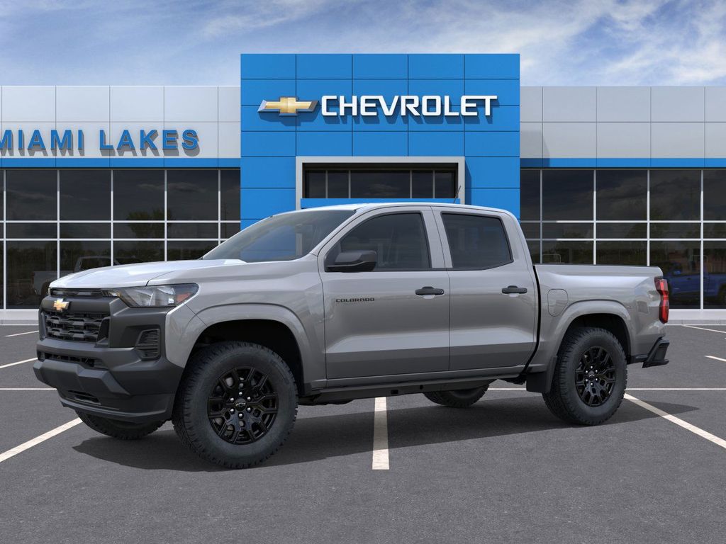 New 2026 Sterling Gray Metallic Chevrolet Work Truck image 2