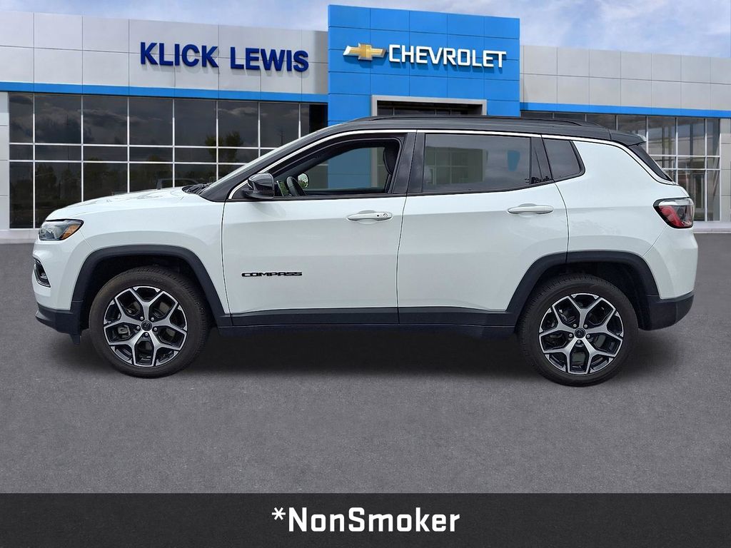 2025 Jeep Compass Limited White at Audi Porsche Sewickley