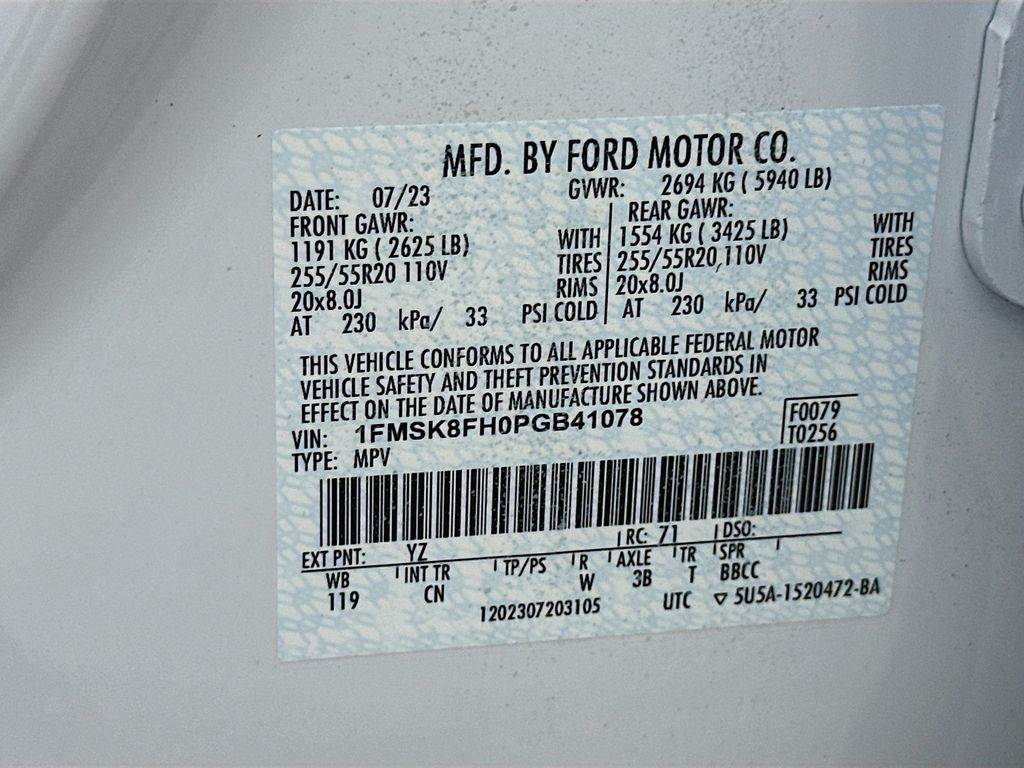 2023 Ford Explorer Limited 31