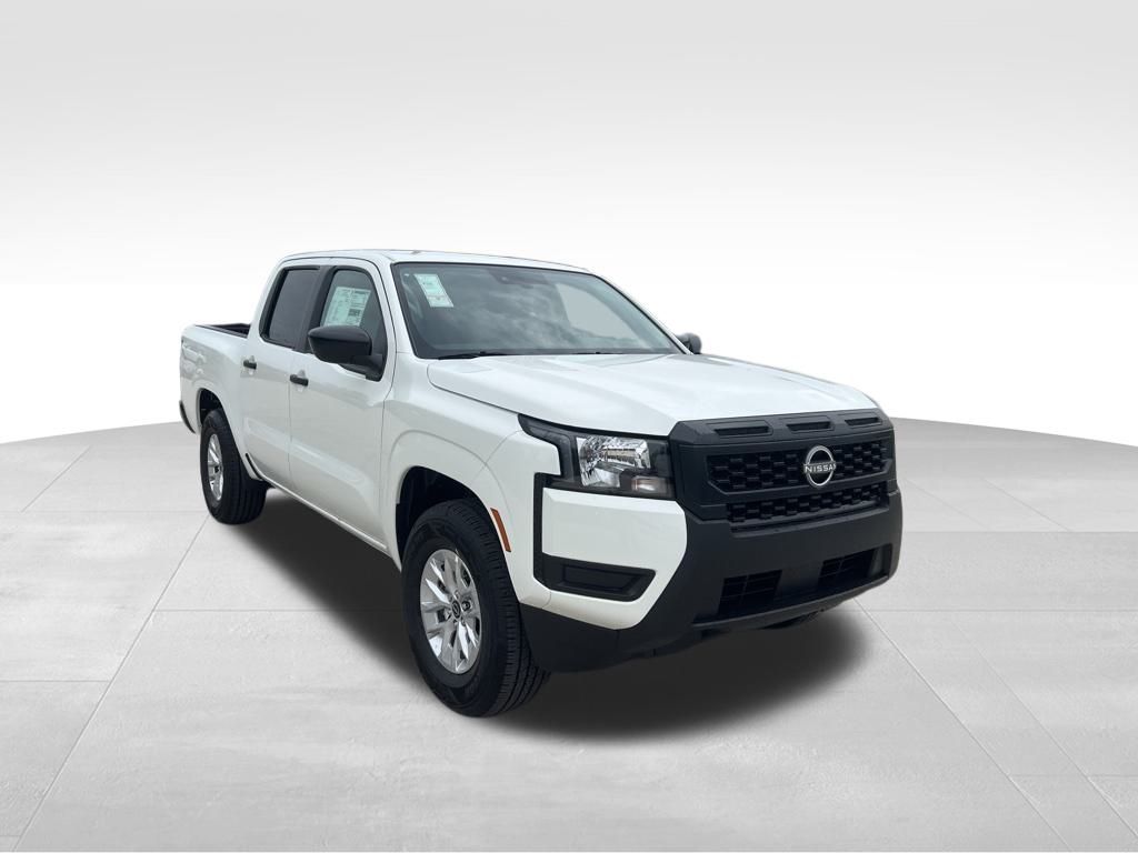 2025 Glacier White Nissan Frontier S RWD Truck