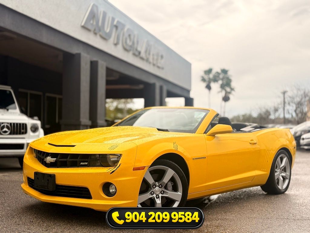 Rally Yellow 2012 Chevrolet Camaro 2SS Convertible RWD Convertible Rear-Wheel Drive 6-Speed Automatic