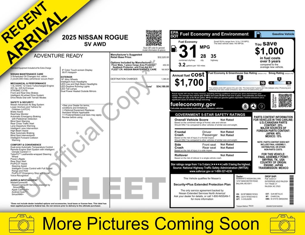 2025 Nissan Rogue's photo
