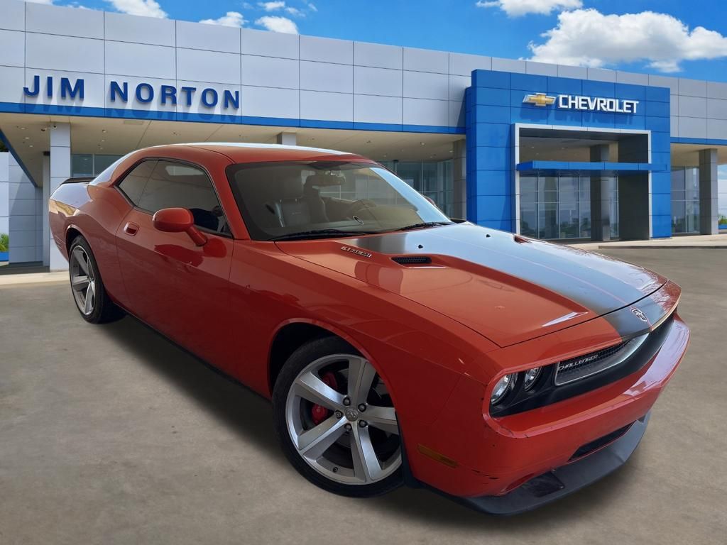 Hemi Orange Pearl Coat 2010 Dodge Challenger SRT8 RWD Coupe Rear-Wheel Drive 5-Speed Automatic