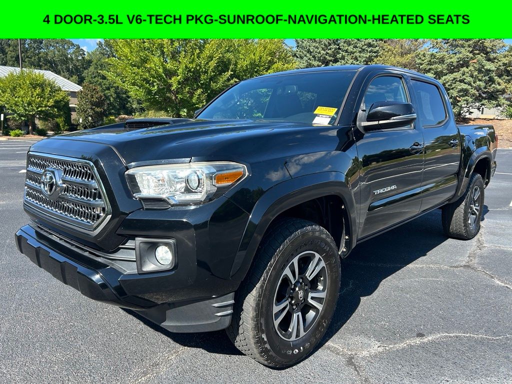 Black 2016 Toyota Tacoma Pickup Truck 4X2 6-Speed Automatic