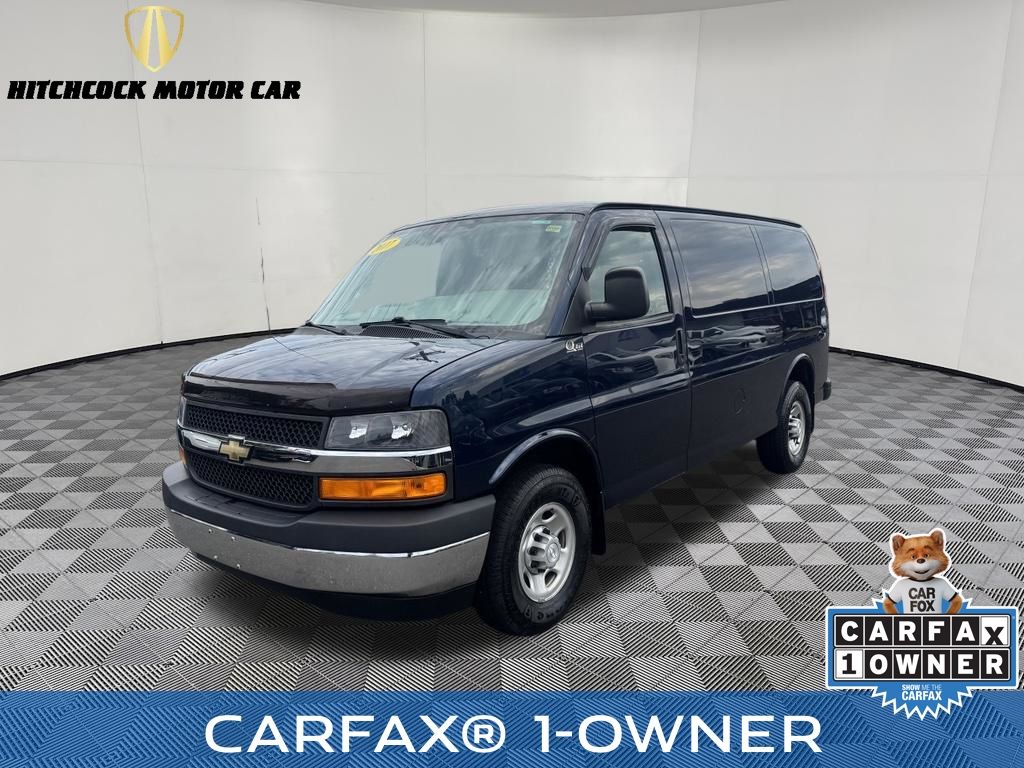 Dark Blue Metallic 2017 Chevrolet Express Cargo Van Rear-Wheel Drive 6-Speed Automatic Overdrive