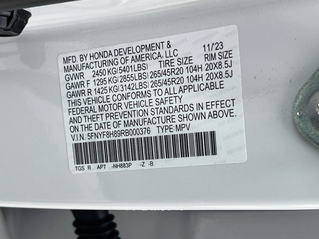 Used 2024 White Honda Black Edition image 34