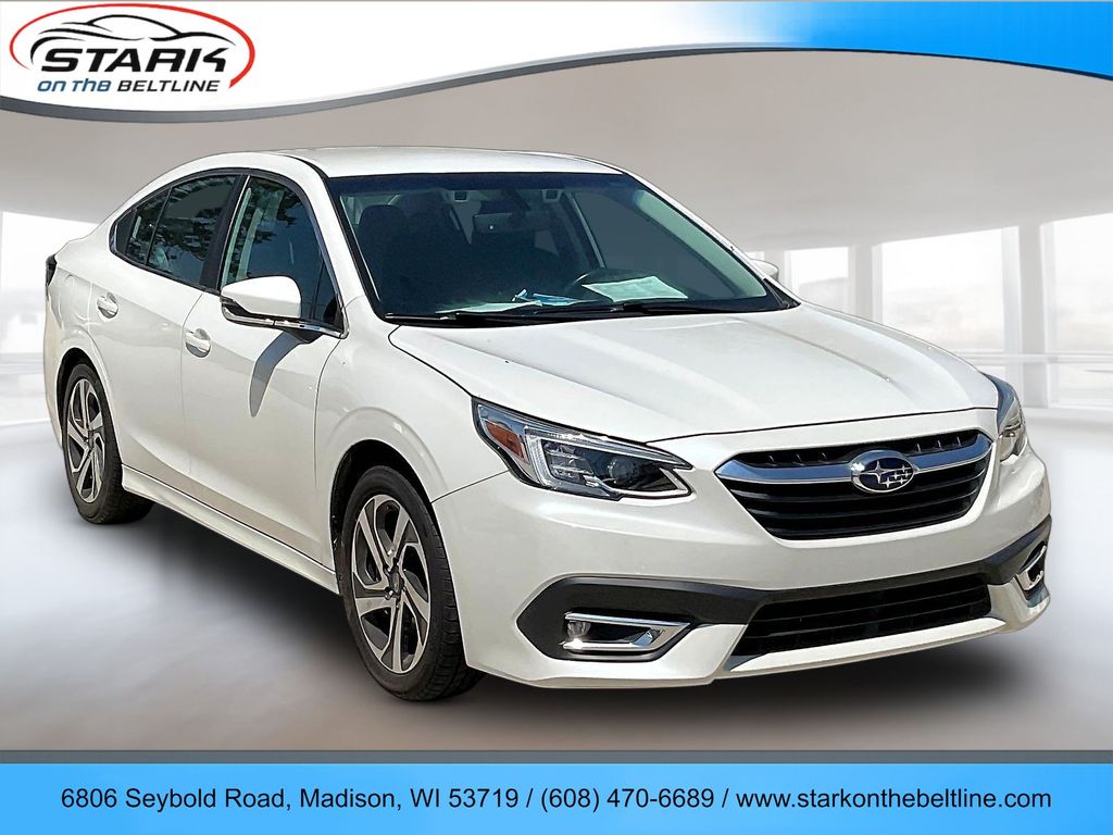 Crystal White Pearl 2020 Subaru Legacy Sedan All-Wheel Drive Continuously Variable Transmission