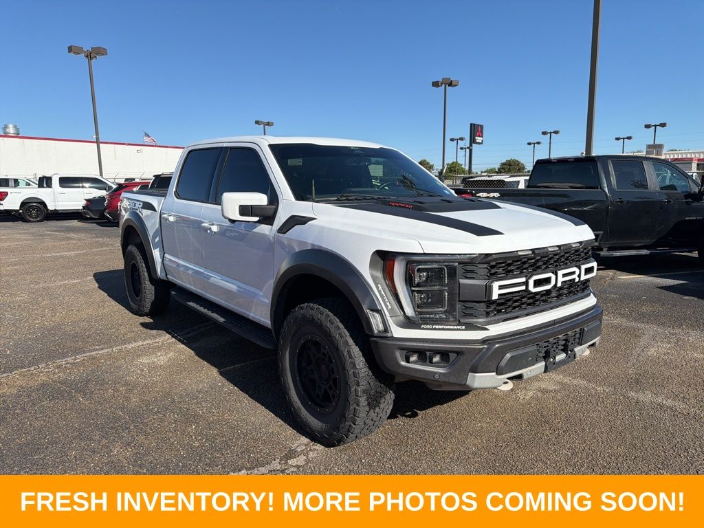Oxford White 2022 Ford F-150 Raptor SuperCrew 4WD Pickup Truck Four-Wheel Drive Automatic