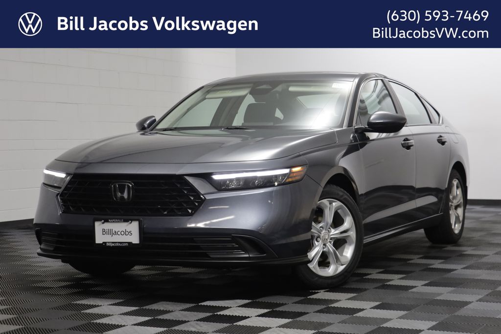 Meteorite Gray Metallic 2023 Honda Accord Sedan Front-Wheel Drive Continuously Variable Transmission