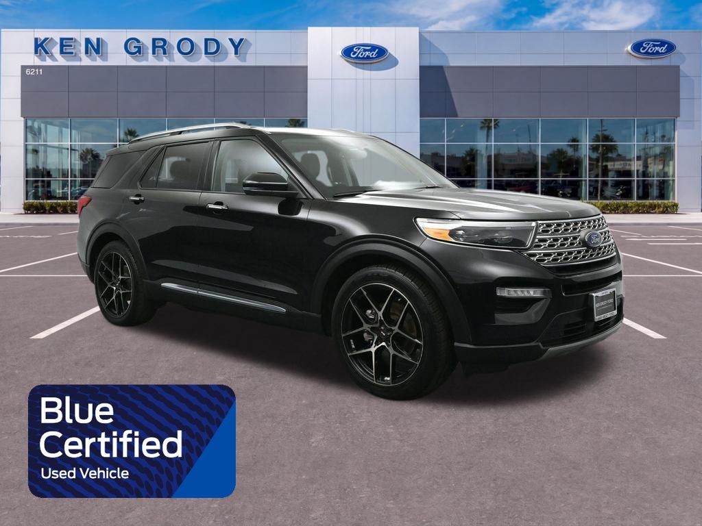 Black Metallic 2022 Ford Explorer SUV / Crossover Rear-Wheel Drive Automatic