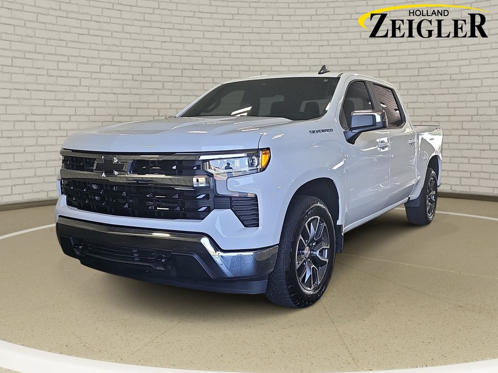 Summit White 2024 Chevrolet Silverado 1500 Pickup Truck Four-Wheel Drive 8-Speed Automatic
