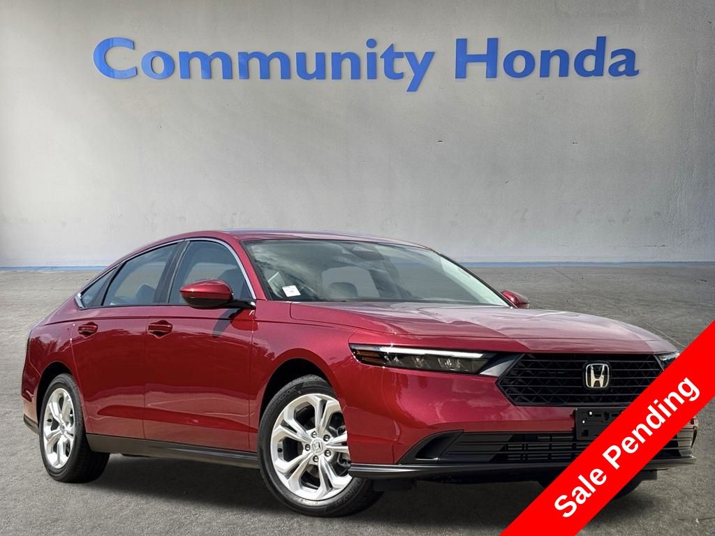 2026 Honda Accord LX Red at Community Honda