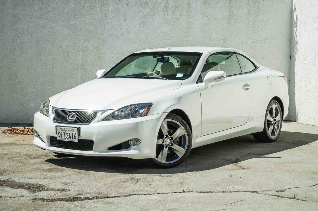 Starfire Pearl 2010 Lexus IS Convertible Rear-Wheel Drive 6-Speed Automatic