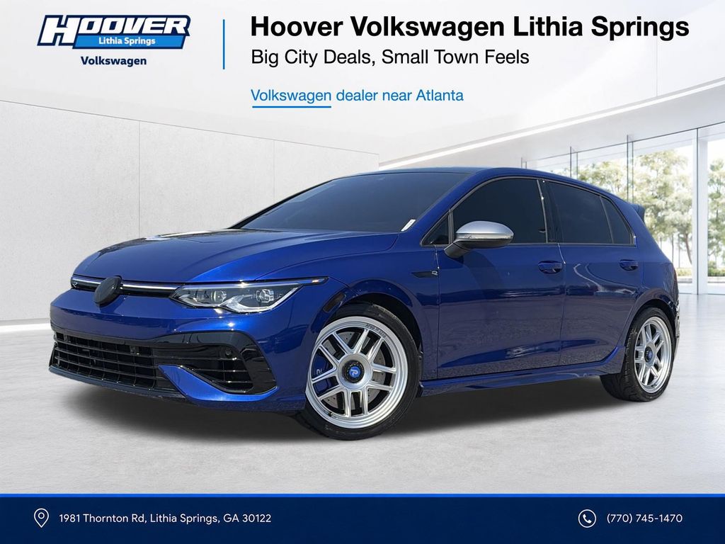 Lapiz Blue Metallic 2024 Volkswagen Golf R Hatchback All-Wheel Drive Automatic
