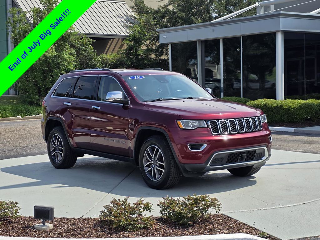 Velvet Red Pearlcoat 2019 Jeep Grand Cherokee SUV / Crossover 4X2 8-Speed Automatic