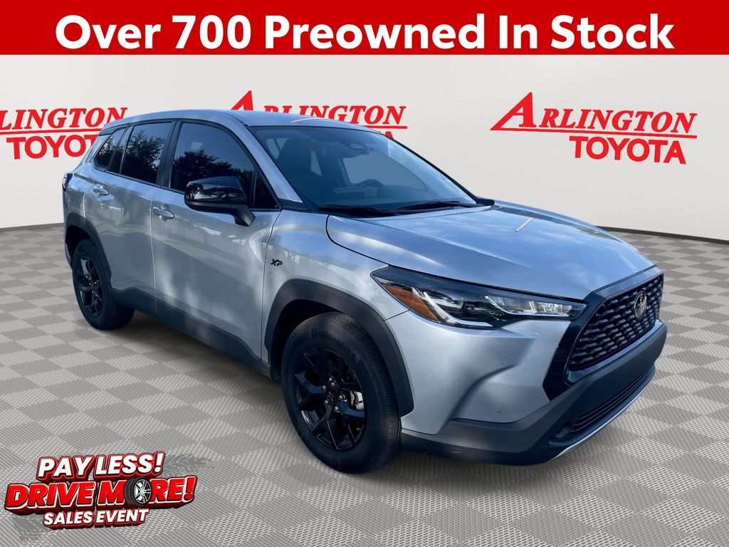 Sonic Silver 2025 Toyota Corolla Cross SUV / Crossover Front-Wheel Drive Continuously Variable Transmission