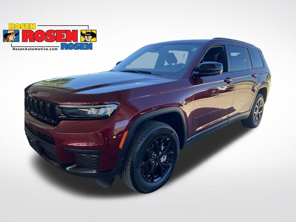 Velvet Red Pearlcoat 2024 Jeep Grand Cherokee L SUV / Crossover Four-Wheel Drive 8-Speed Automatic