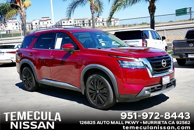Red (Scarlet Ember Tintcoat) 2022 Nissan Pathfinder SUV / Crossover Front-Wheel Drive 9-Speed Automatic