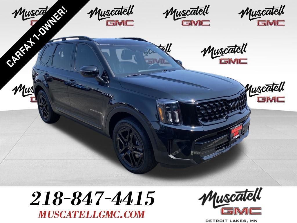 Ebony Black 2025 Kia Telluride SUV / Crossover All-Wheel Drive 8-Speed Automatic