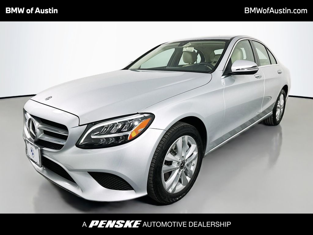 Iridium Silver 2019 Mercedes-Benz C-Class Sedan All-Wheel Drive 9-Speed Automatic