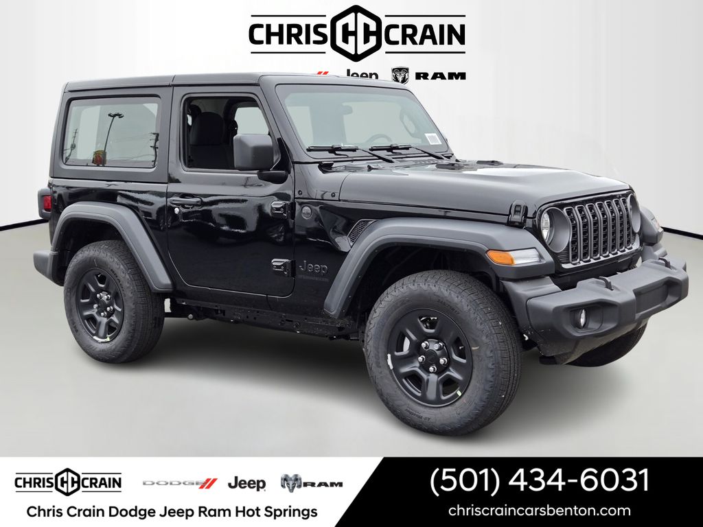 Black Clearcoat 2026 Jeep Wrangler SUV / Crossover Four-Wheel Drive 8-Speed Automatic