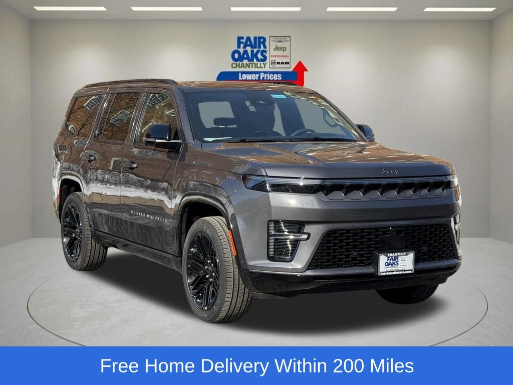 Baltic Gray Metallic Clearcoat 2026 Jeep Grand Wagoneer Limited Reserve 4WD SUV / Crossover Four-Wheel Drive 8-Speed Automatic