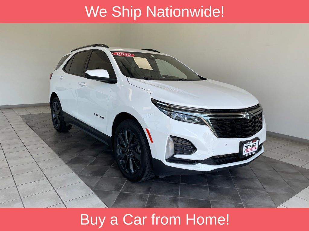 Summit White 2022 Chevrolet Equinox SUV / Crossover Four-Wheel Drive 6-Speed Automatic Overdrive