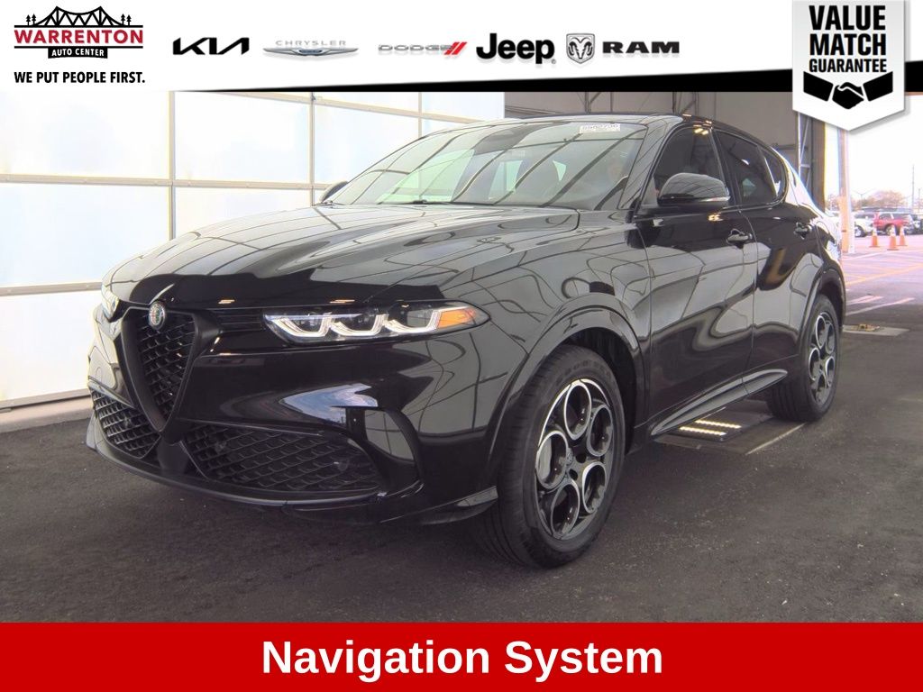 Alfa Black 2025 Alfa Romeo Tonale Hybrid 6-Speed Automatic