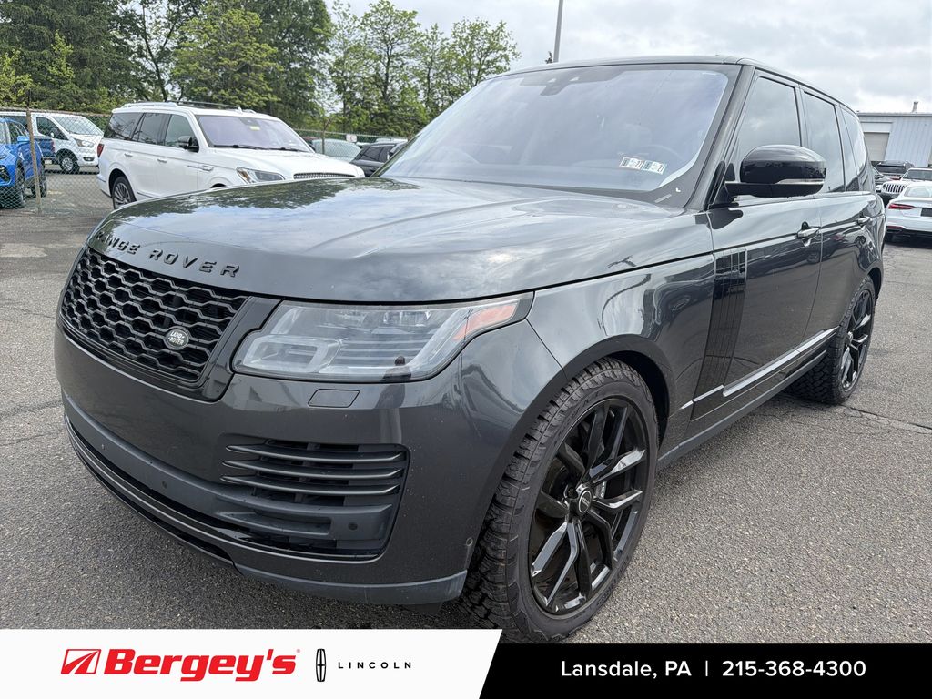 Gray 2019 Land Rover Range Rover SUV / Crossover All-Wheel Drive 8-Speed Automatic