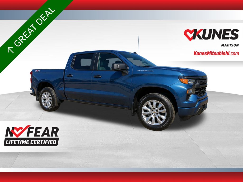 Lakeshore Blue 2024 Chevrolet Silverado 1500 Pickup Truck Four-Wheel Drive 8-Speed Automatic