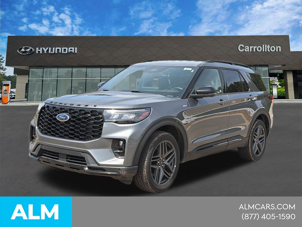 Gray Metallic 2025 Ford Explorer SUV / Crossover All-Wheel Drive Automatic