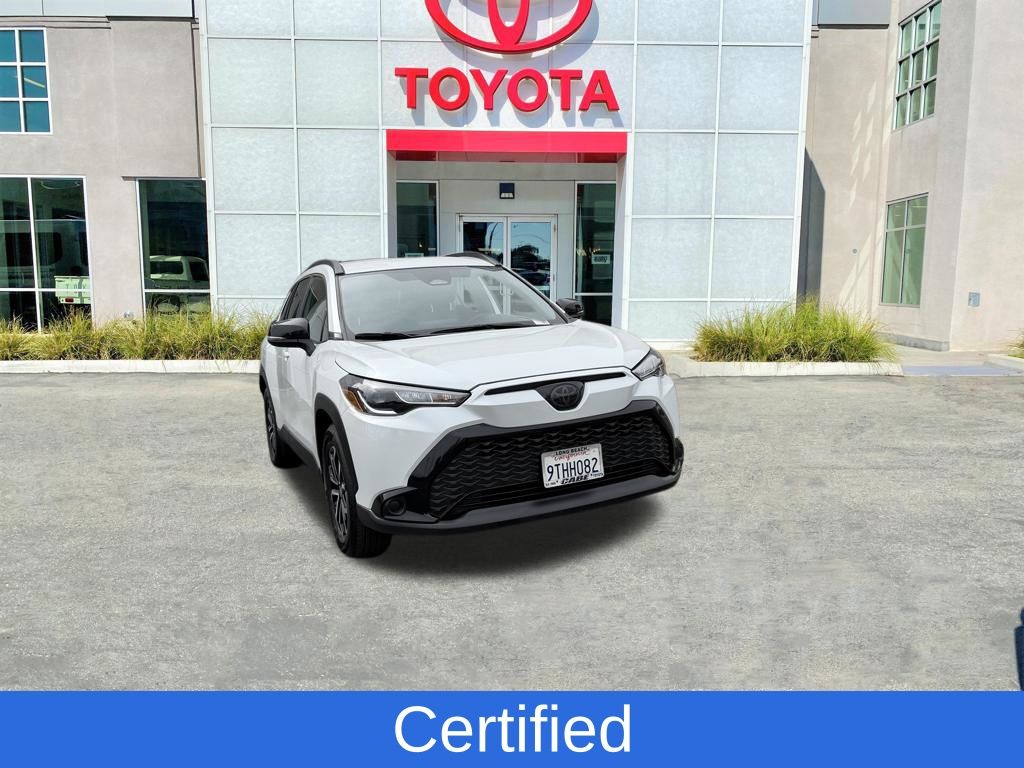 White (Wind Chill Pearl) 2025 Toyota Corolla Cross Hybrid S AWD SUV / Crossover All-Wheel Drive Continuously Variable Transmission
