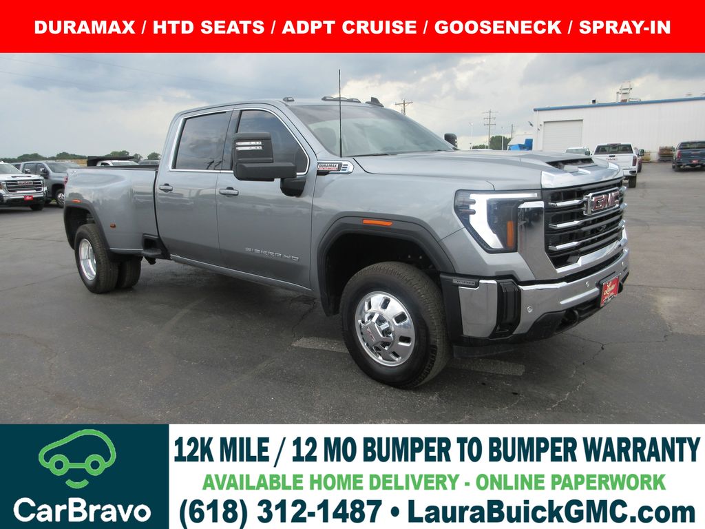 Sterling Metallic 2025 GMC Sierra 3500HD Pickup Truck Four-Wheel Drive Automatic